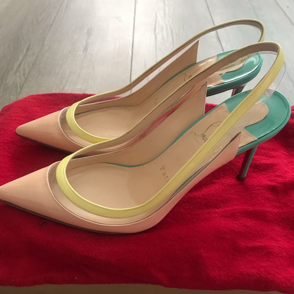 New 👠 Christian Louboutin Slingback Heels 35.5